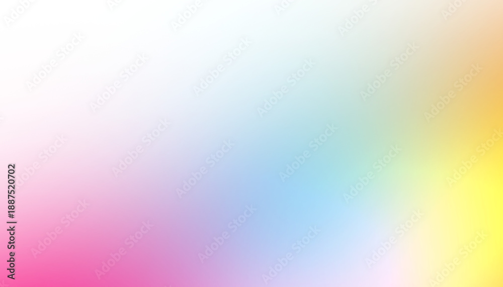 Obraz premium Pastel Rainbow Multi-Color Mesh Gradient Texture
