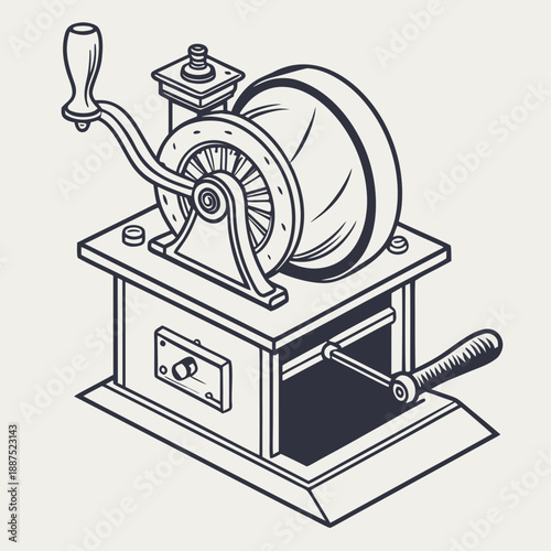 Vintage coffee grinder