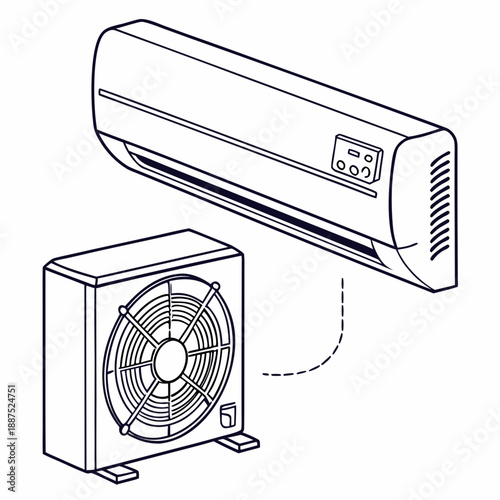 Air conditioning unit and outdoor compressor