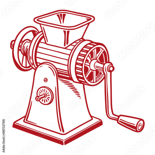 Vintage meat grinder
