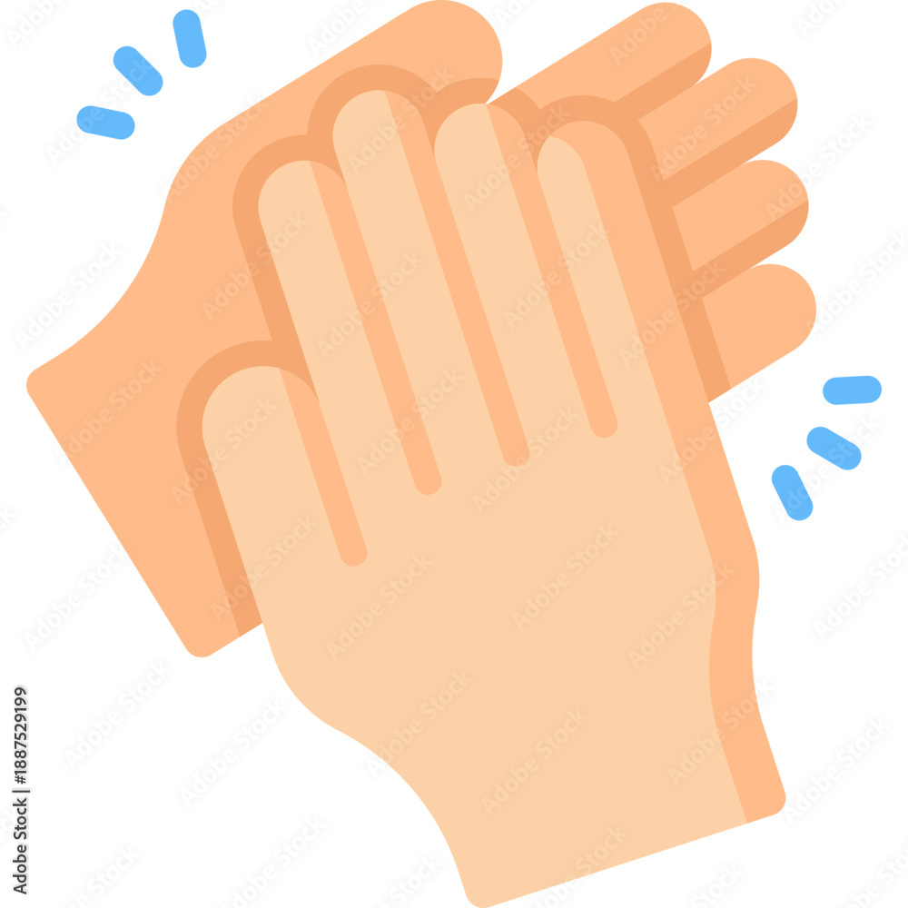 Obraz premium Clapping Hand