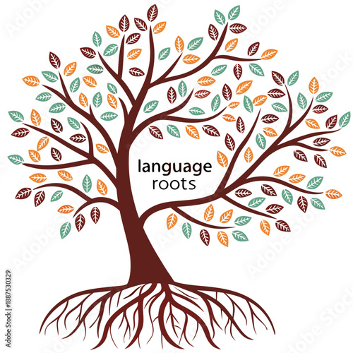 Language roots tree