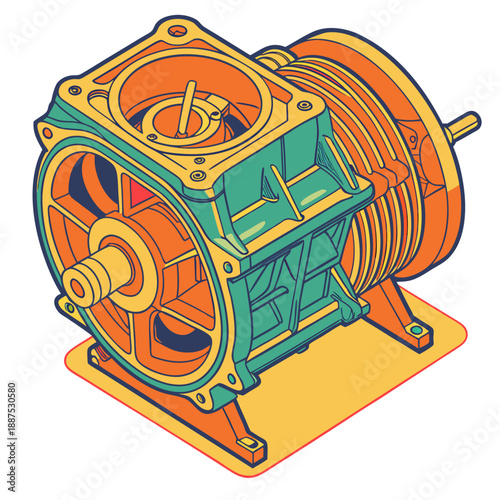 Colorful mechanical device