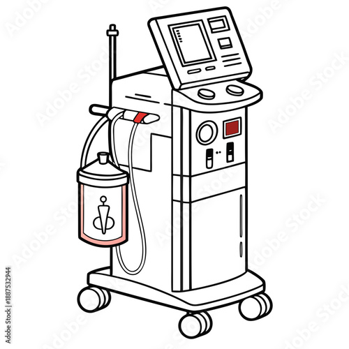 Medical equipment illustration