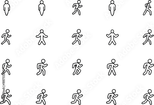 Fitness And Sports Icon Set. Fitness And Sports Activity Icons. Fitness And Sports Training Icons. Fitness And Sports Workout Icons. Fitness And Sports Exercise Icons. Fitness And Sports Gym Icons
