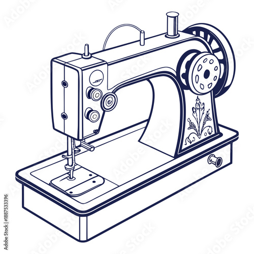 Vintage sewing machine