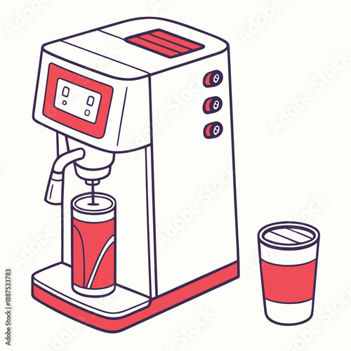 Soda dispenser machine