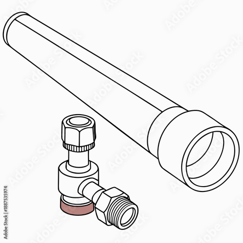 Plumbing pipe and fitting