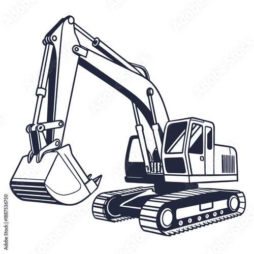 Construction excavator
