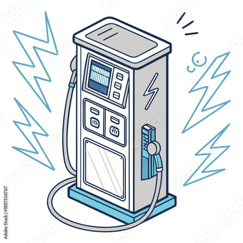 Electric vehicle charging station