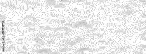 Abstract Topographic Contour Lines Pattern 8.