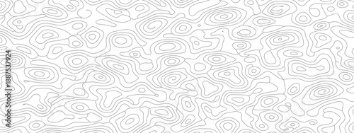 Abstract topographic map contour lines pattern background.