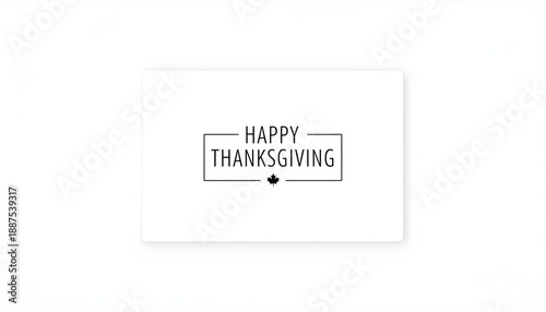 Thanksgiving text of a white background with a text