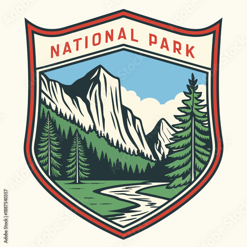 National park badge