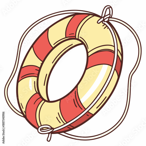 Life buoy illustration