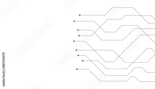 Abstract futuristic circuit board Illustration, Circuit board with various technology elements. Circuit board pattern for technology background. Vector illustration