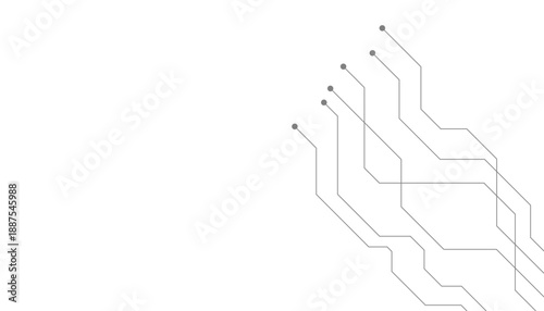 Abstract futuristic circuit board Illustration, Circuit board with various technology elements. Circuit board pattern for technology background. Vector illustration