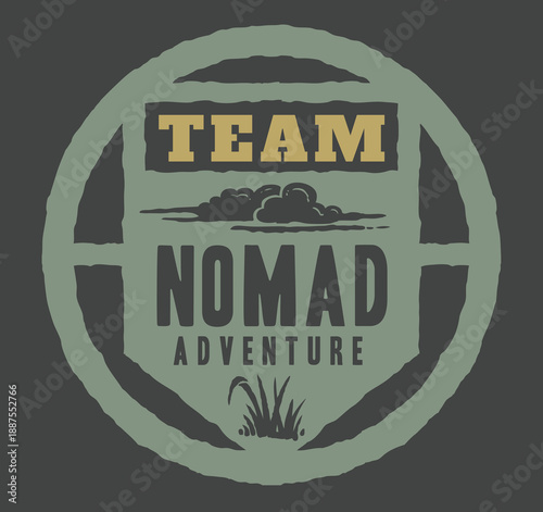 Nomad - Wanderlust Typography for Travel and Adventure