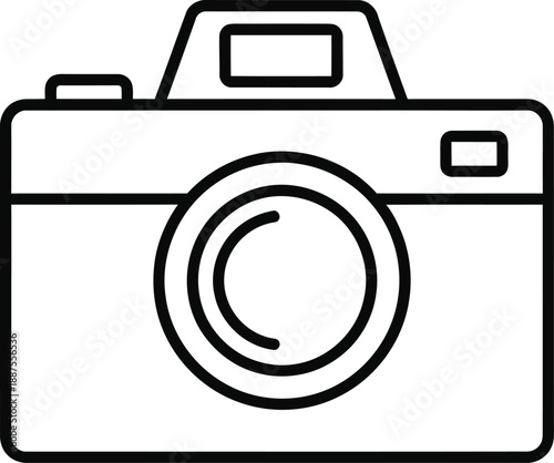 Social media photography icon for online content creation and digital storytelling