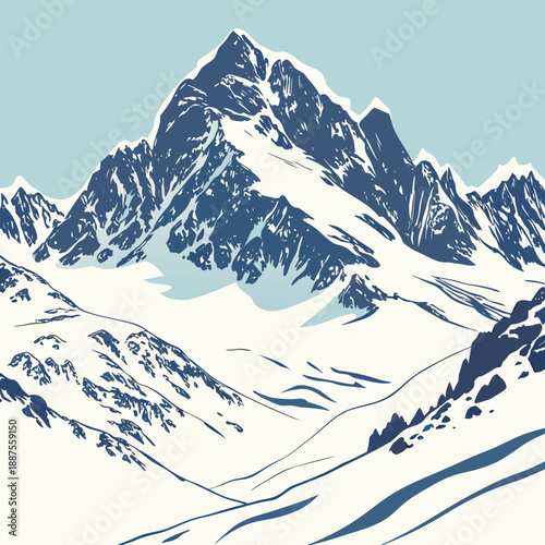 Majestic mountain landscape