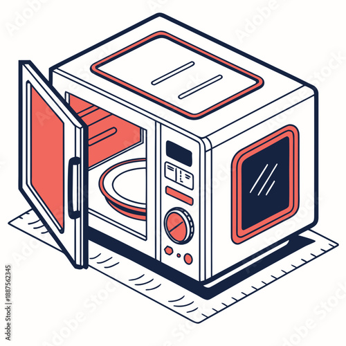 Illustrated microwave