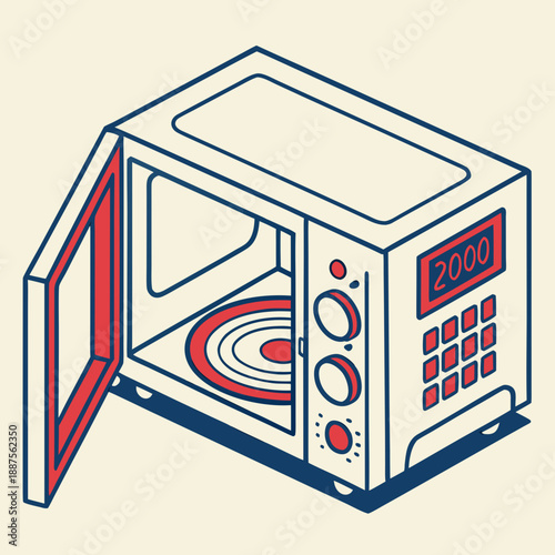Modern microwave oven