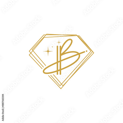 Creative Logo Brilian B Letter