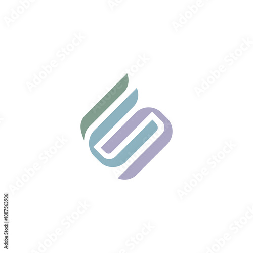 Minimal S Monoline Logo – Elegant Feminine Brand Identity