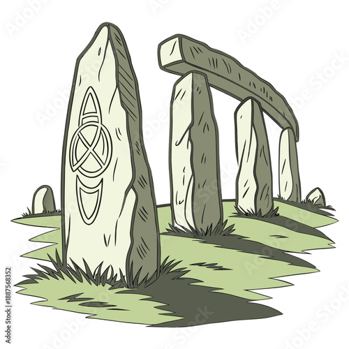 Stonehenge illustration