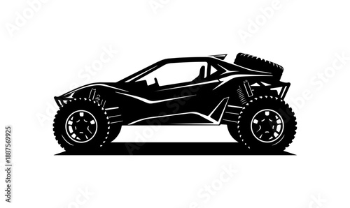 Black Off-Road Dune Buggy Adventure Vehicle