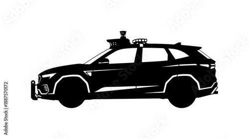 Autonomous Vehicle with Roof Sensors