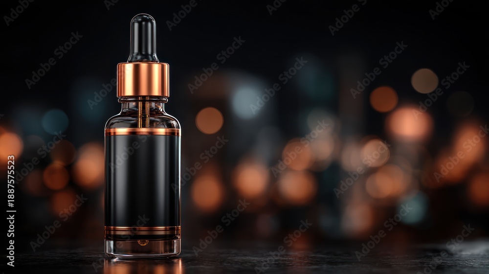 Naklejka premium Cosmetic bottle dropper