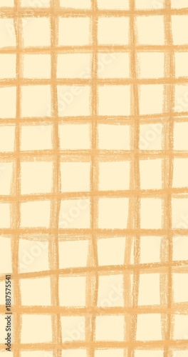 Warm grid pattern illustration with soft beige tones