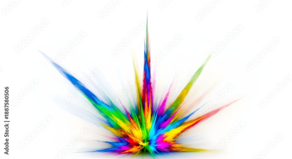 Obraz premium Vibrant holi celebration colors explosive festival of colors