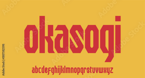 unique font vintage retro bold typeset classic