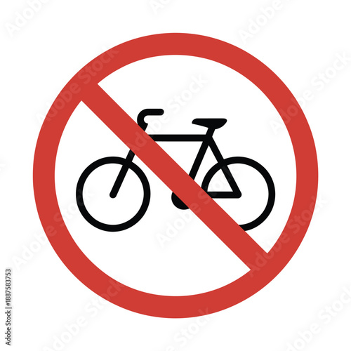 No cycling allowed sign