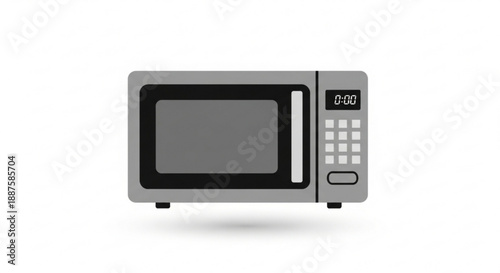 A modern microwave oven displayed on a clean white background from a front viewpoint