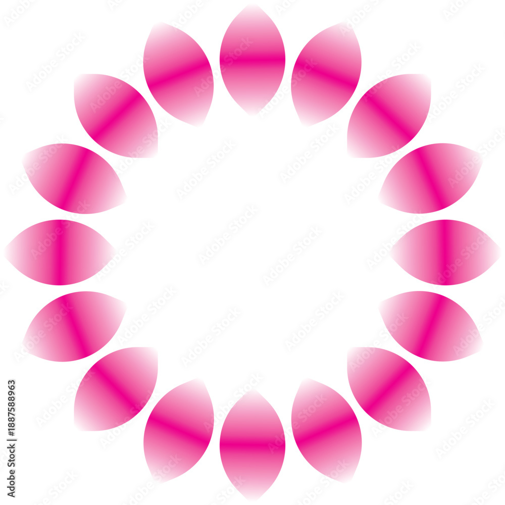 Fototapeta premium soft pink petals vector illustration design
