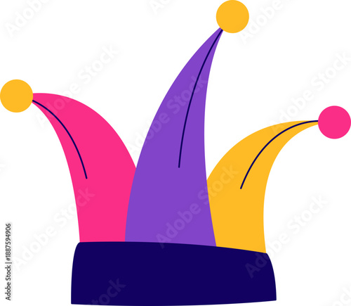 April Fool Hat Illustration