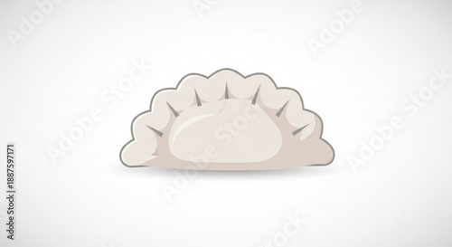 Delicate white porcelain dessert plate with scalloped edges on a plain background for elegant dining settings