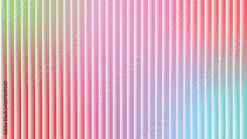 Contemporary parallel stripe texture in pastel rainbow colors
