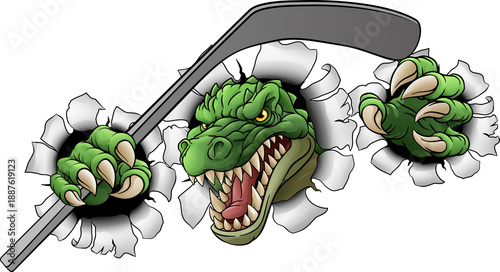 A crocodile, dinosaur or al...