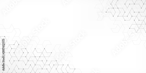 Abstract vector background with simple geometric figures and dots. Graphic design element and polygonal shape pattern