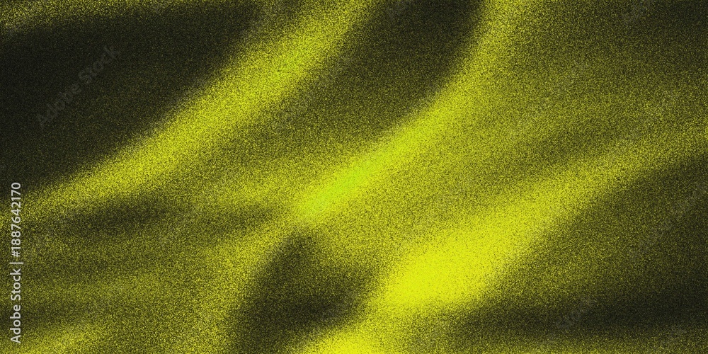Fototapeta premium Abstract Yellow Grain Texture Background with Dark Noise and Gradient Effect. Yellow fabric background
