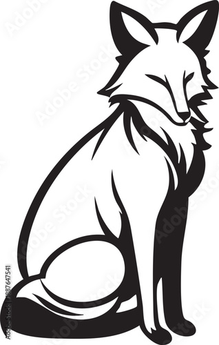 Renard Illustration - Silhouette