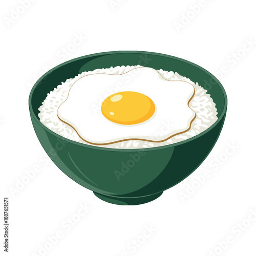 fried egg on a plate
