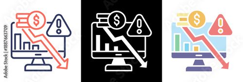 Market Decline linecolorfull icon