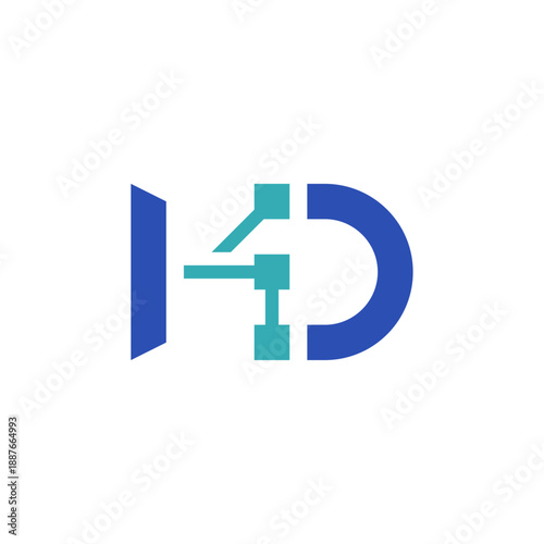 Letter HD Network Logo