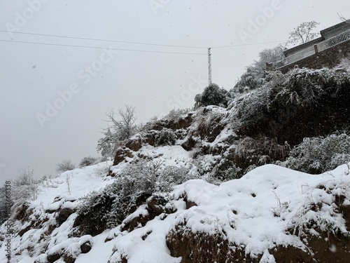 Cuadro en lienzo snow covered mountains