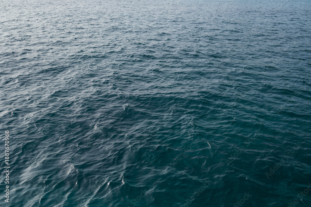 Fototapeta premium Indian ocean water background in bay on Seychelles islands